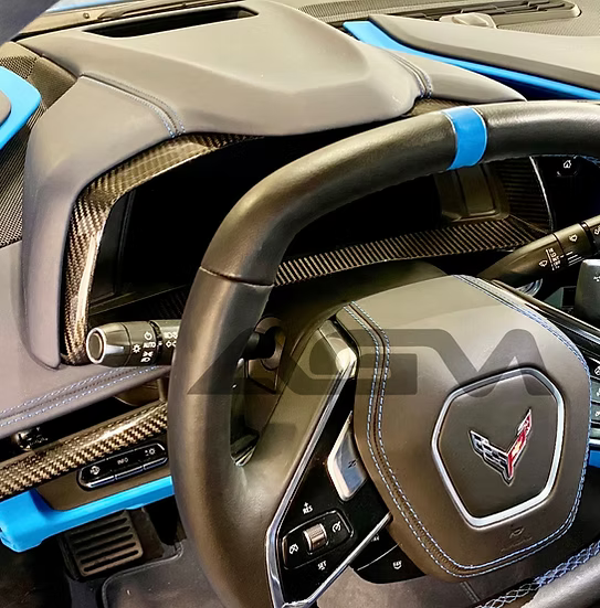 AGM C8 Corvette Carbon Fiber Gauge Cluster Bezel (Full Replacement) FA5