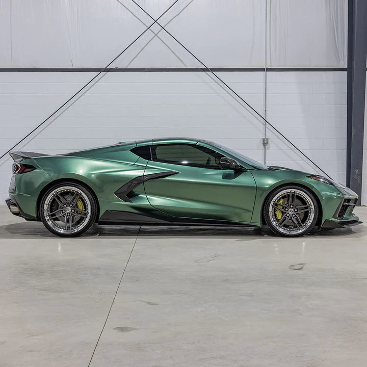 RSC 5VM Style Carbon Fiber Side Skirts for C8 Corvette | Cicio Performance