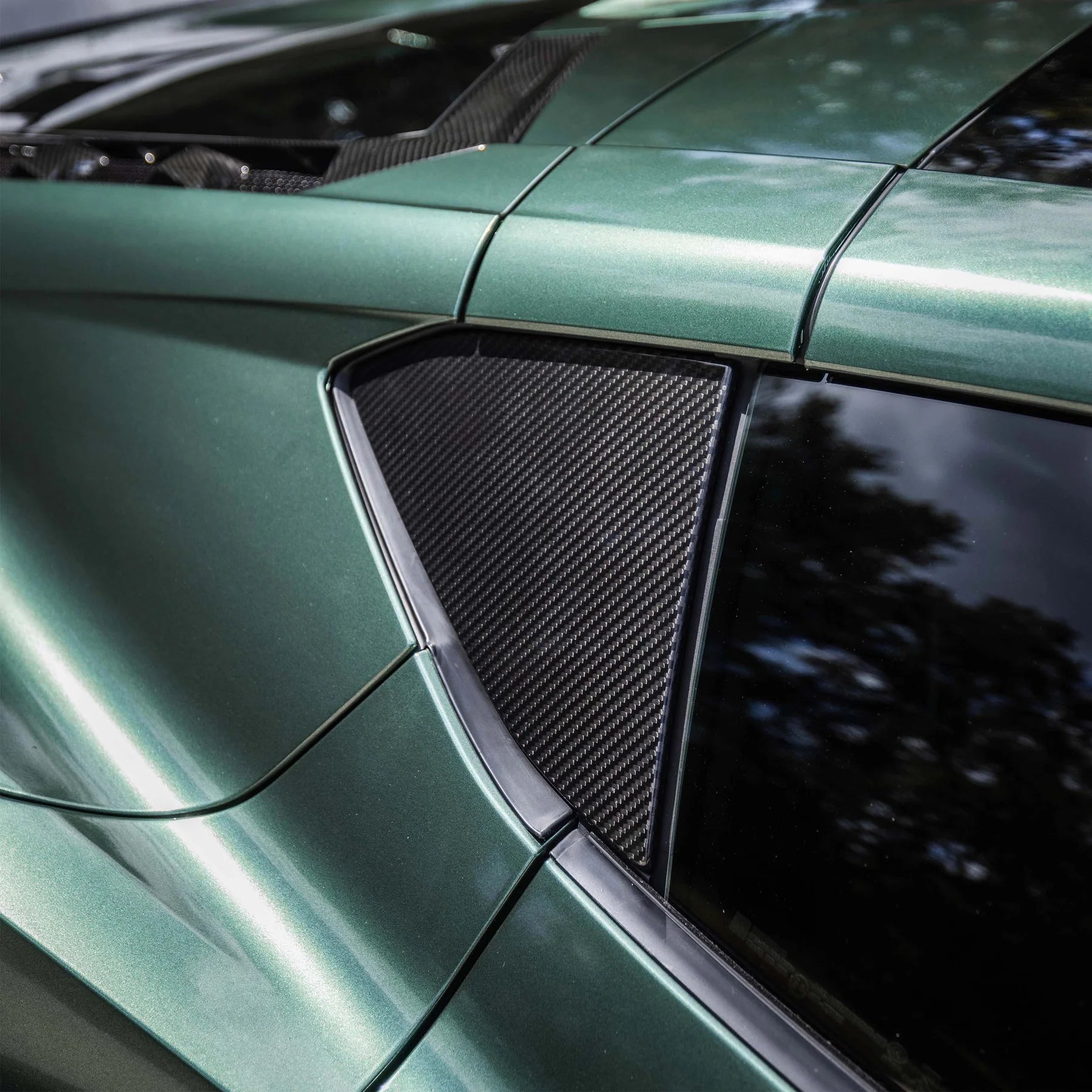 Racing Sport Concepts B Pillar Covers | Carbon Fiber | Corvette C8 and C8 Z06 Coupe