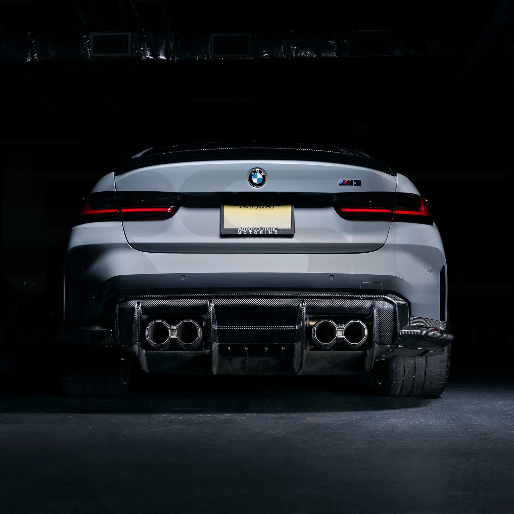 Racing Sport Concepts M3 Rear Diffuser | 7 Piece Kit Carbon Fiber | BMW G80 M3