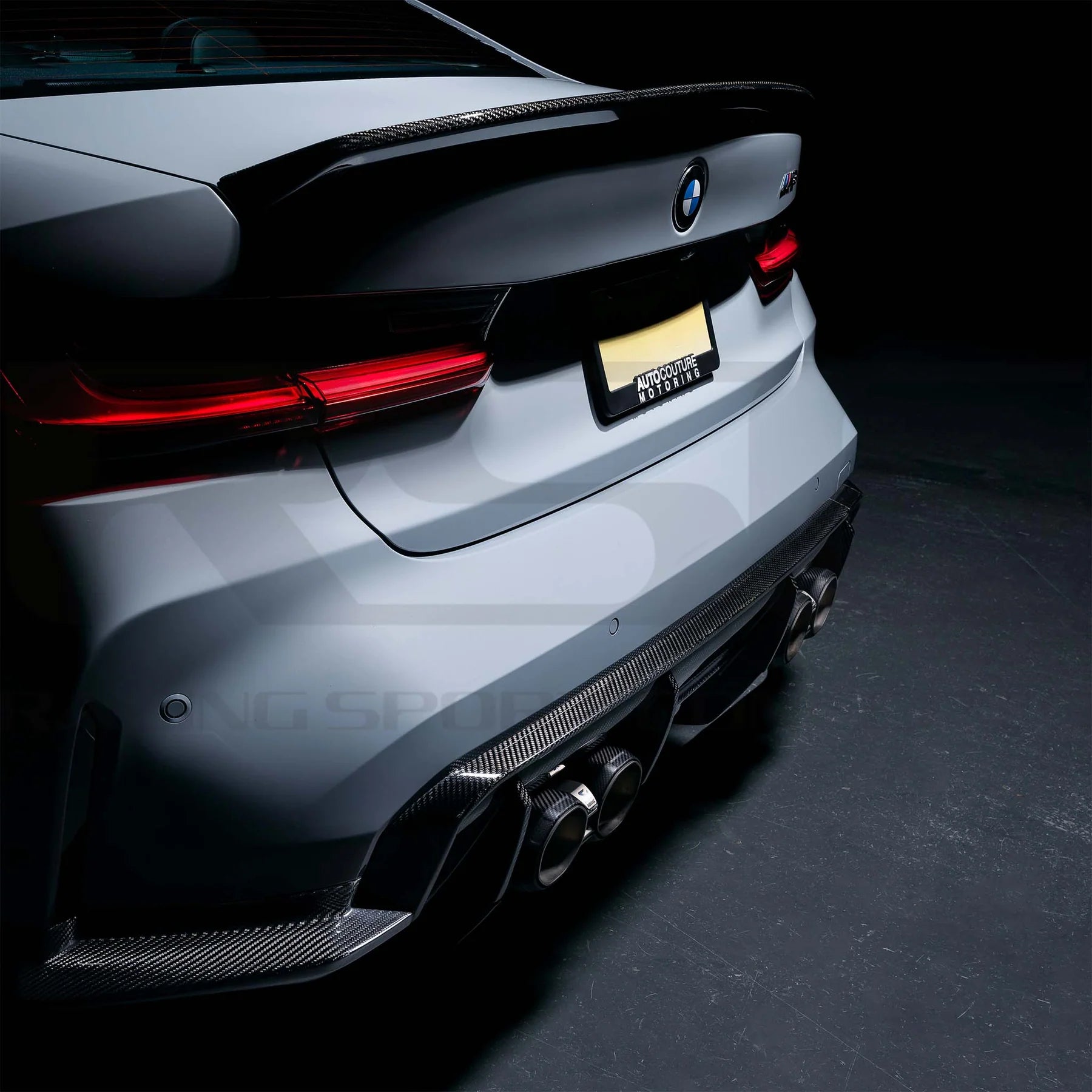 Racing Sport Concepts M3 Rear Diffuser | 7 Piece Kit Carbon Fiber | BMW G80 M3