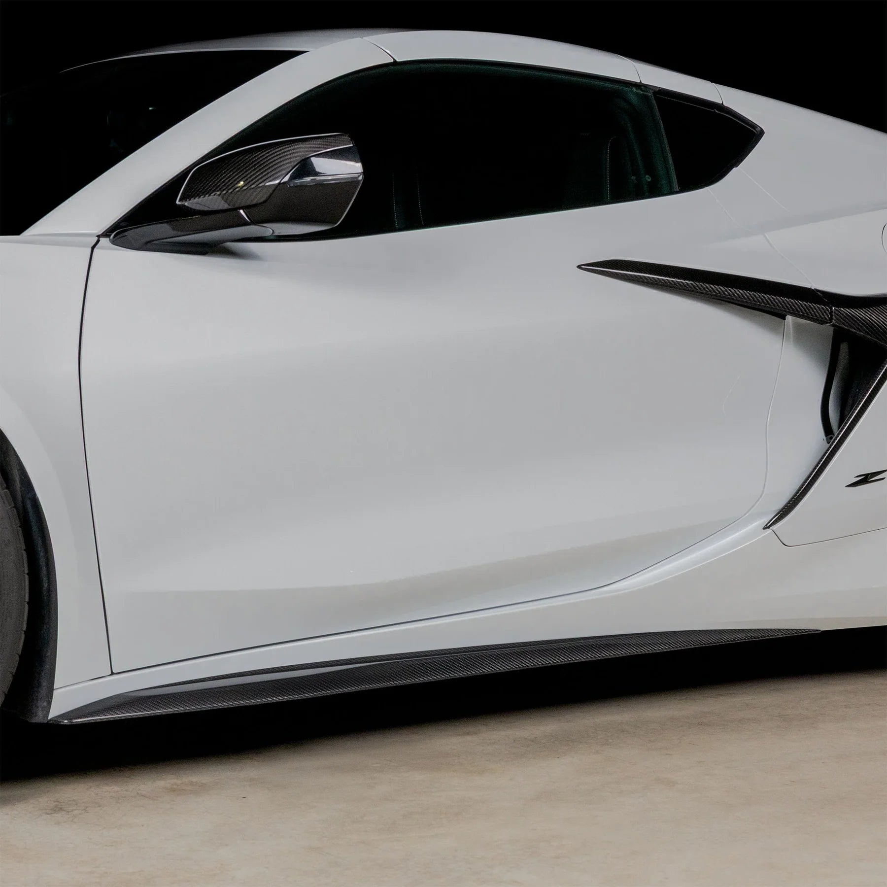 Racing Sport Concepts C8 Z06 Carbon Fiber Side Skirts OEM Style | Carbon Fiber | C8 Z06 E-Ray & ZR1