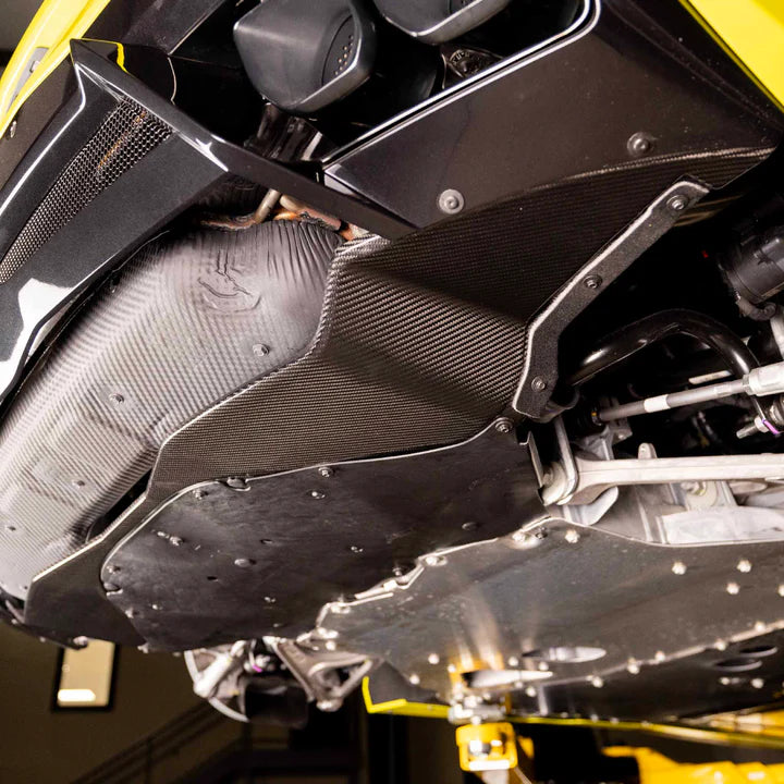 Racing Sport Concepts Lower Diffuser Trim Panel | Carbon Fiber | Fits Corvette C8 Stingray, Z06, E-Ray, & ZR1