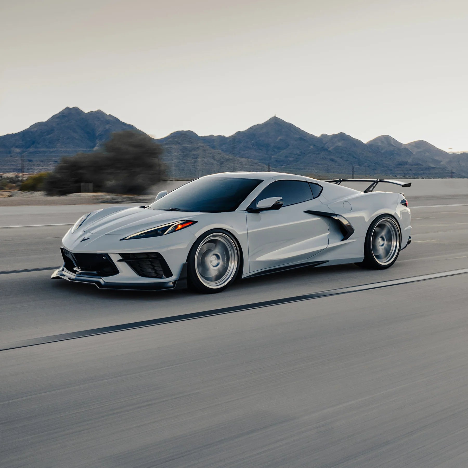 Racing Sport Concepts ST Front Splitter | Carbon Fiber | Corvette C8