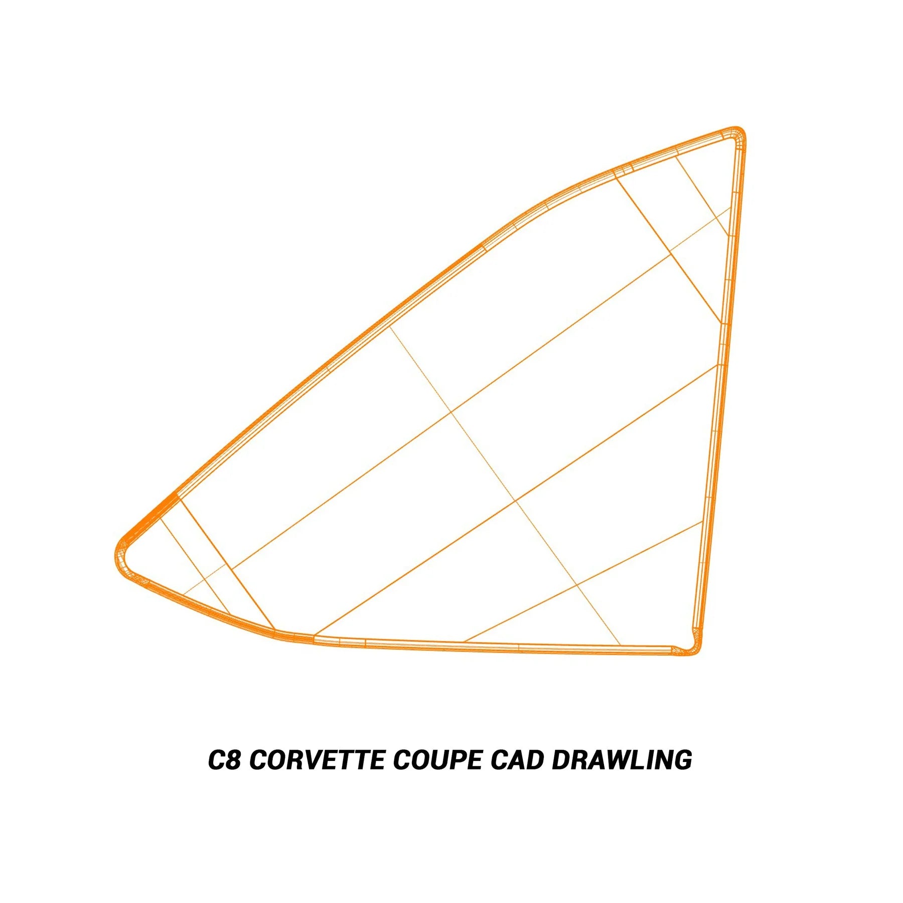 Racing Sport Concepts B Pillar Covers | Carbon Fiber | Corvette C8 and C8 Z06 Coupe