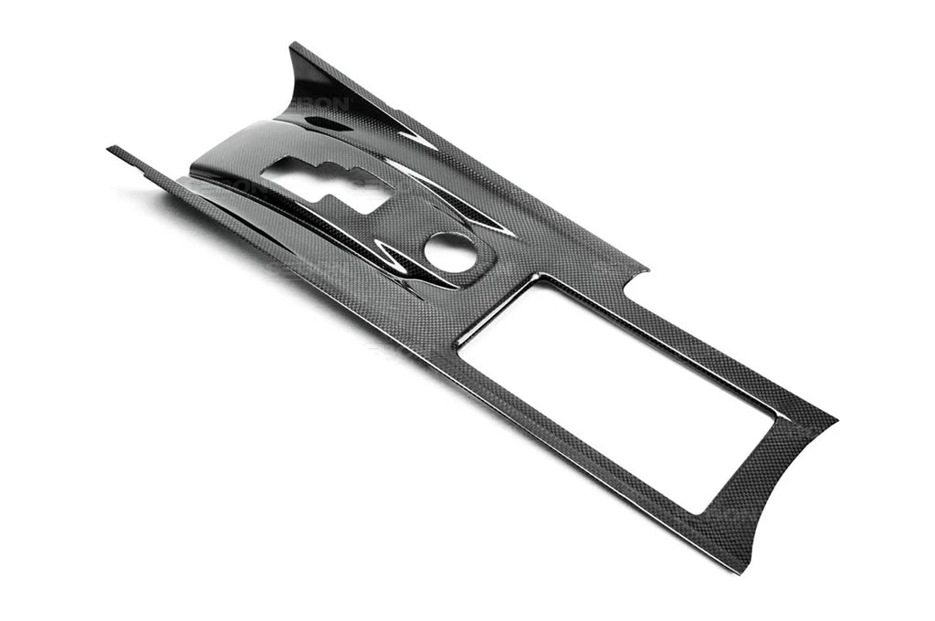 Seibon Carbon Fiber Center Shifter Bezel Trim for Nissan R35 GTR 2009+