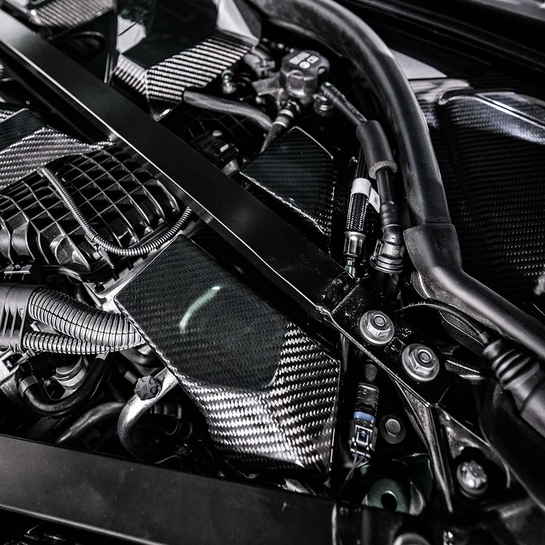 Racing Sport Concepts G8X Engine Bay Kit | Carbon Fiber | 6 Piece Package | BMW M2/M3/M4