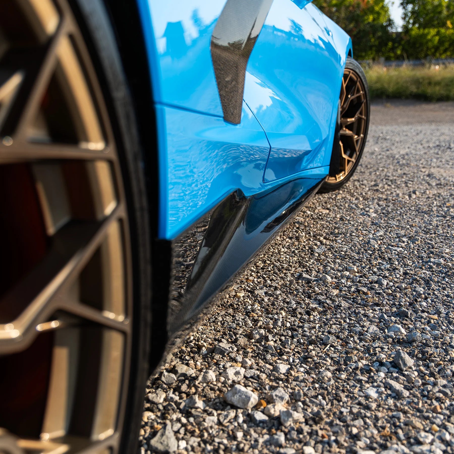 Racing Sport Concepts GT Side Skirts | Carbon Fiber | Corvette C8