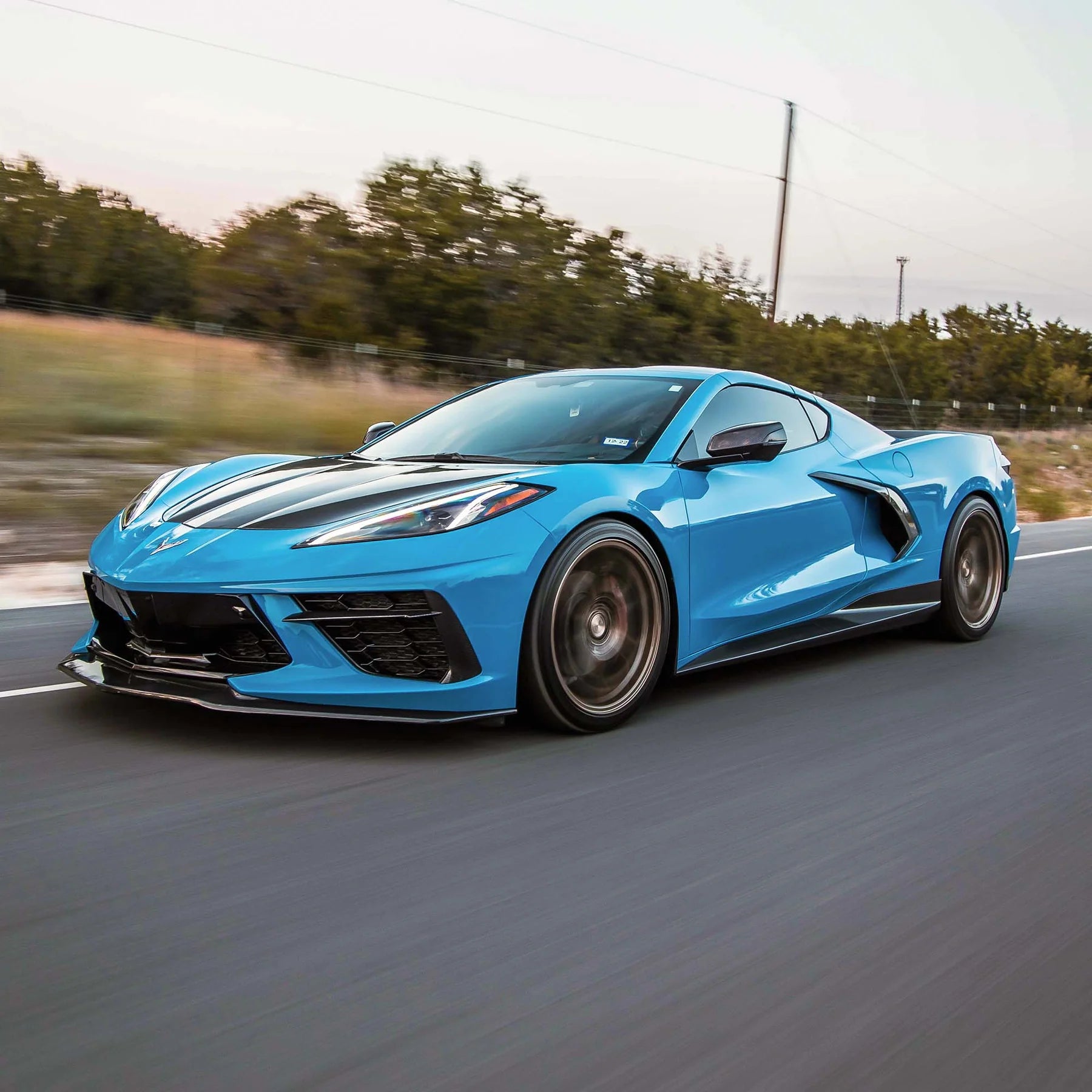 Racing Sport Concepts GT Side Skirts | Carbon Fiber | Corvette C8