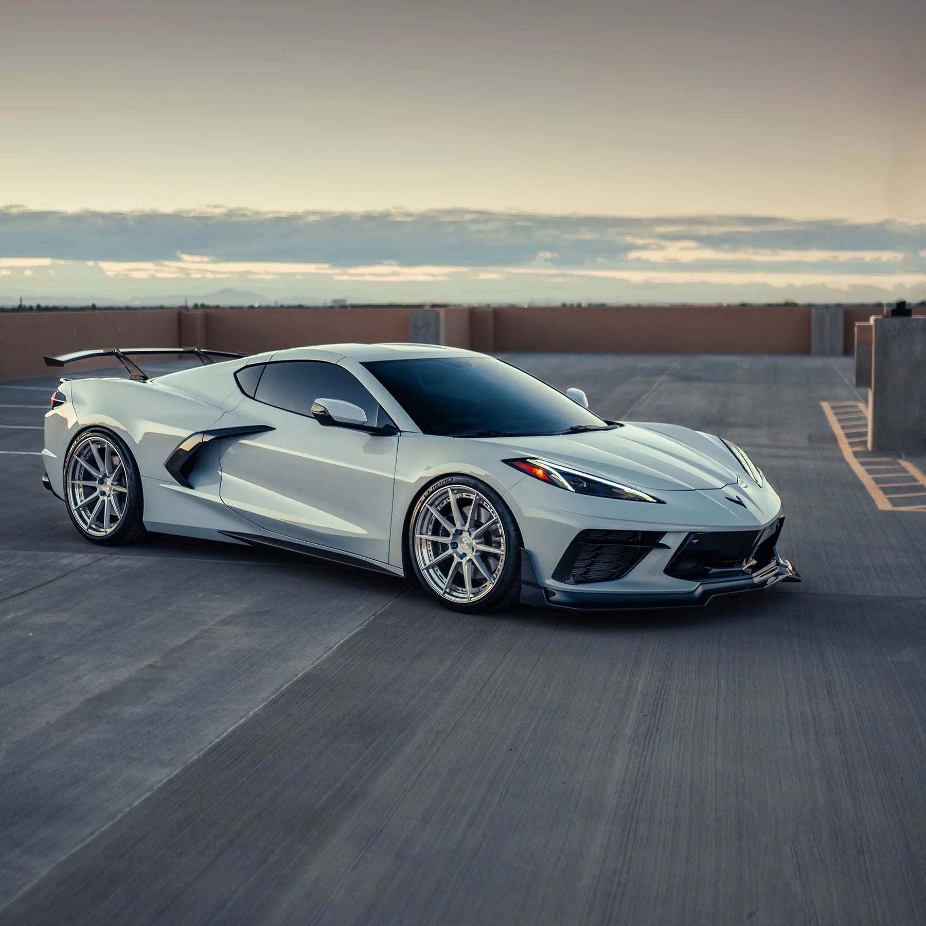 RSC Carbon Fiber ST Front Splitter for Corvette C8 | Cicio Performance
