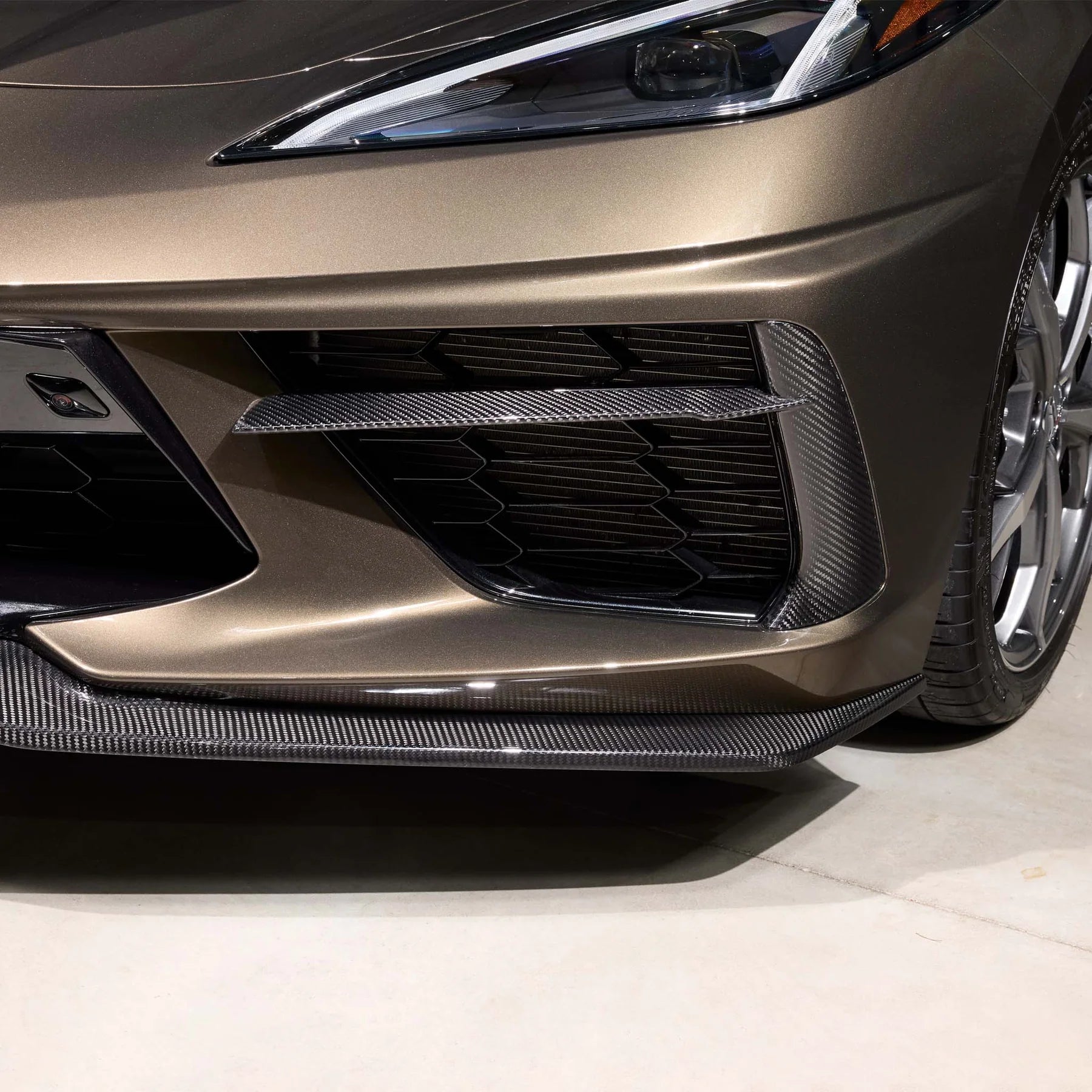 Racing Sport Concepts Front Intake Vents | Carbon Fiber | Corvette C8