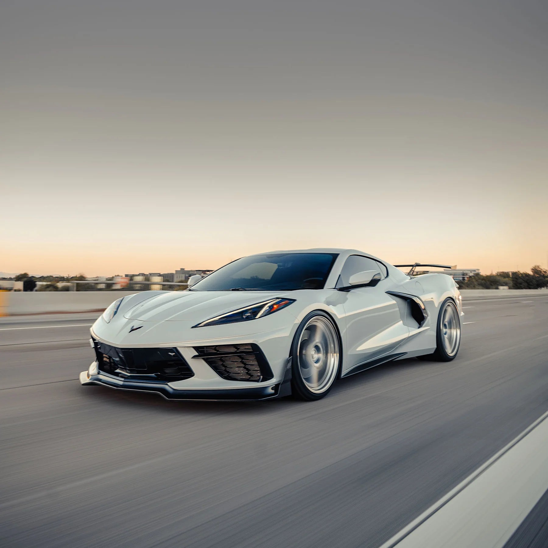 RSC Carbon Fiber ST Front Splitter for Corvette C8 | Cicio Performance