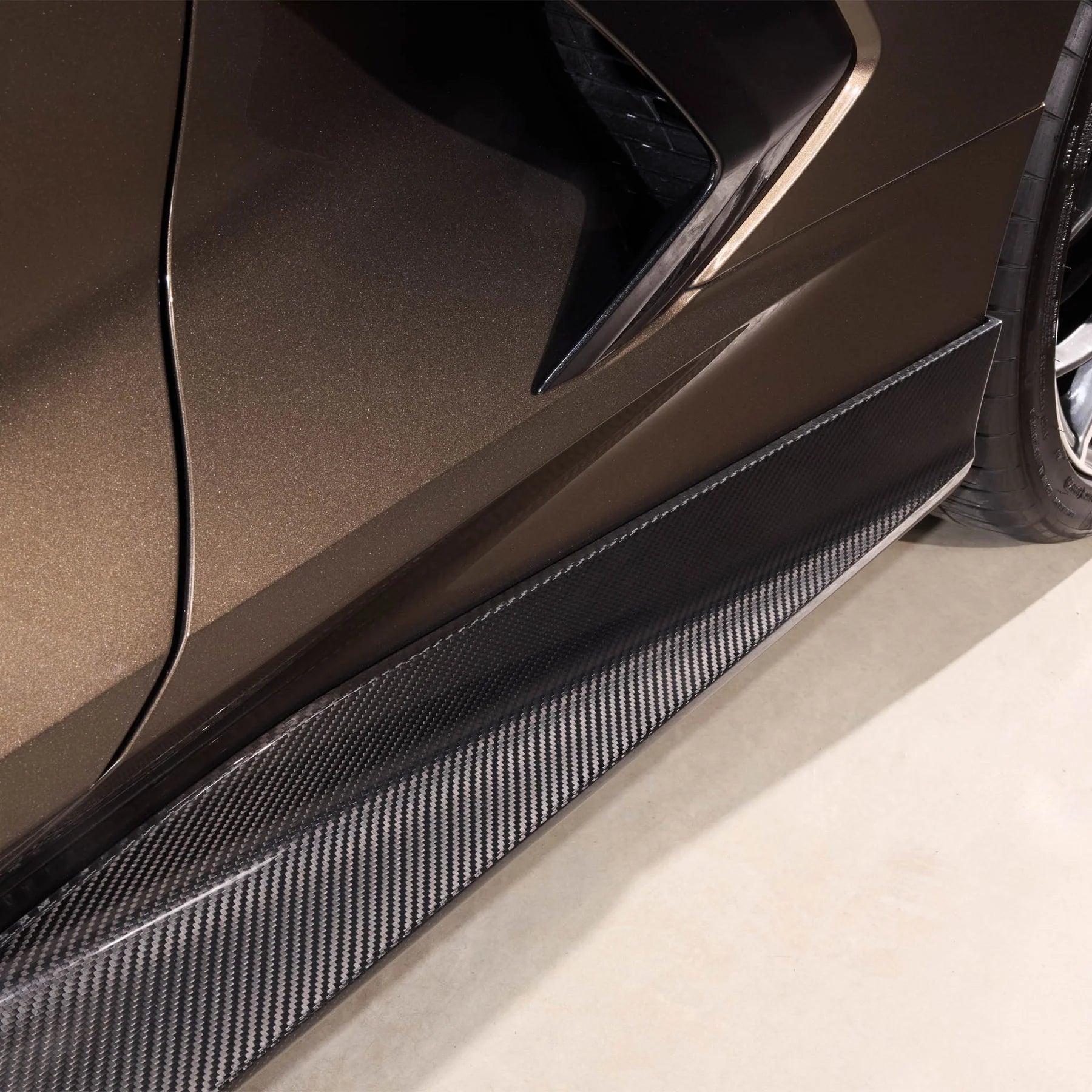 Racing Sport Concepts GT Side Skirts | Carbon Fiber | Corvette C8