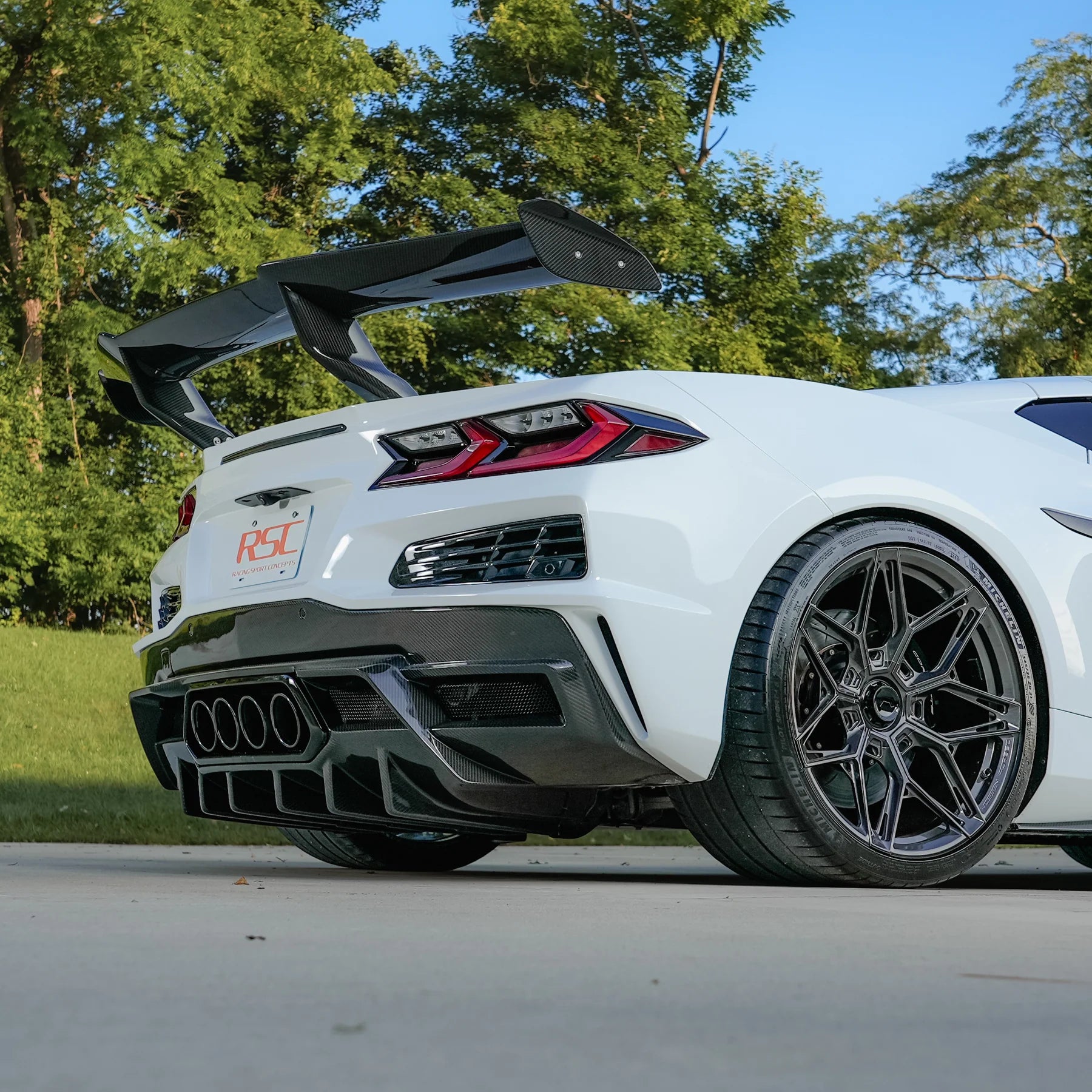 Racing Sport Concepts "GTZ" Rear Diffuser | Carbon Fiber | Corvette C8 Z06 & ZR1