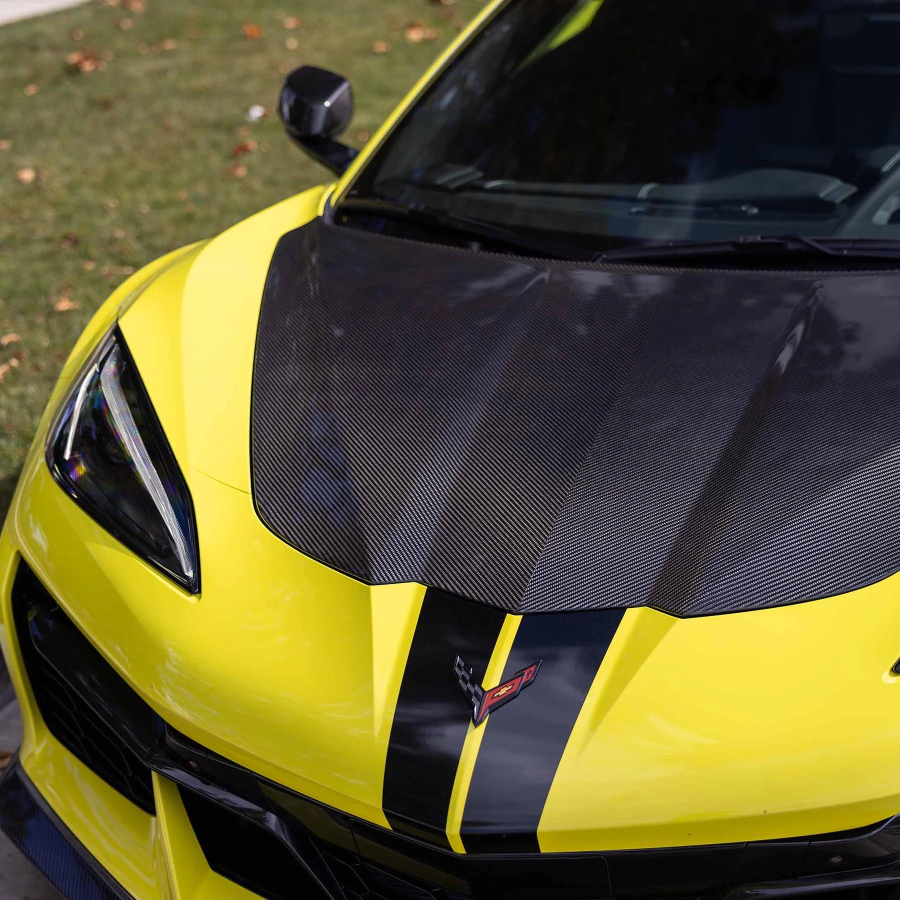 Racing Sport Concepts Front Hood | Carbon Fiber | Corvette C8 Stingray Z06 & E-Ray