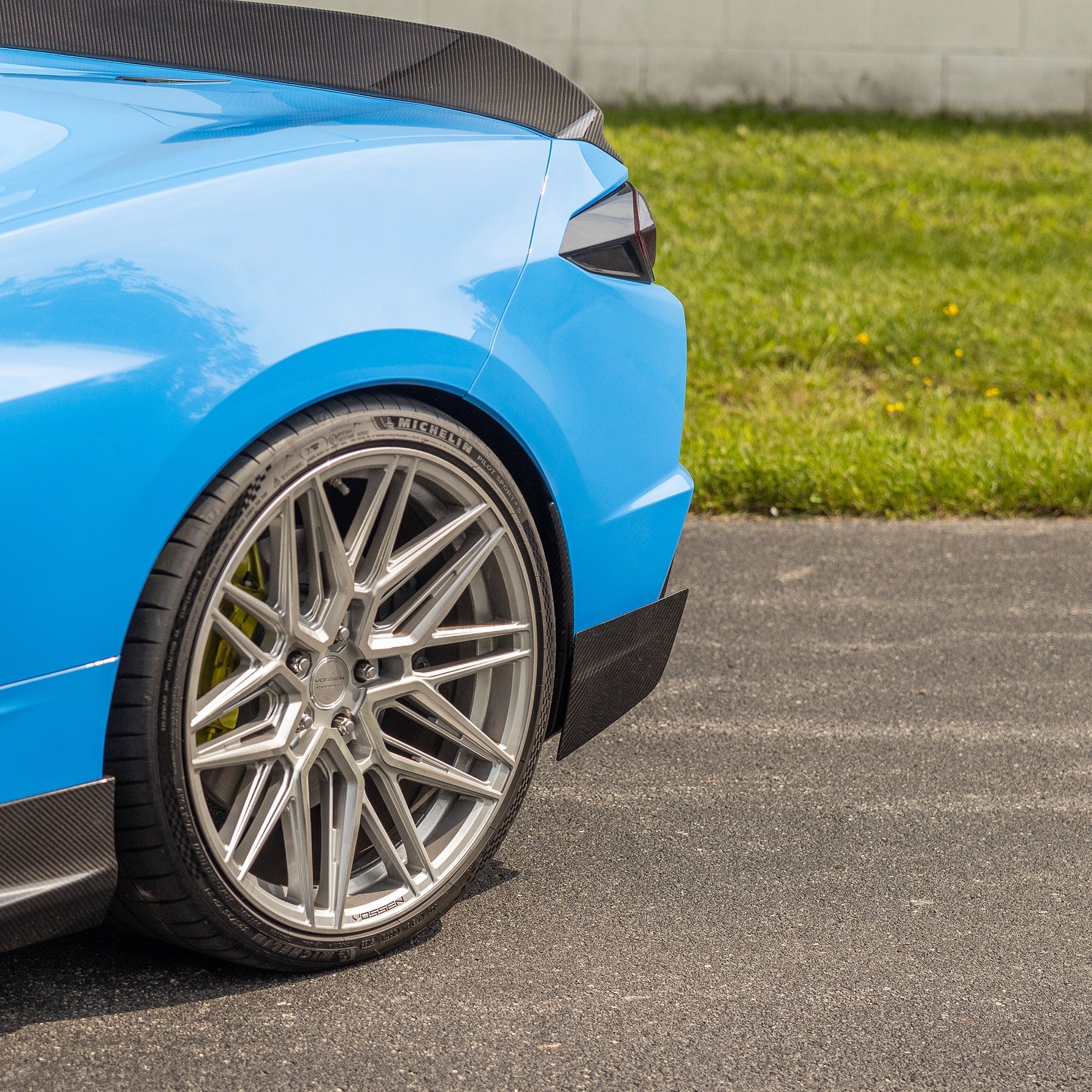 Racing Sport Concepts Rear Canards | Carbon Fiber | Corvette C8