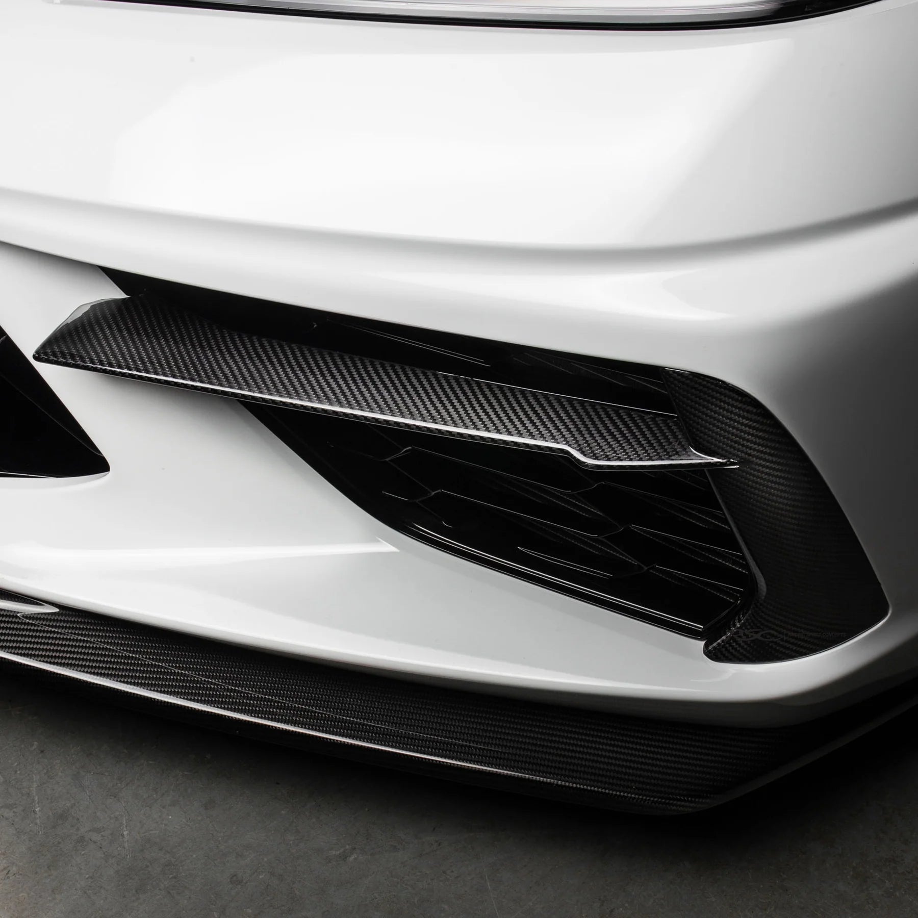Racing Sport Concepts Front Intake Vents | Carbon Fiber | Corvette C8
