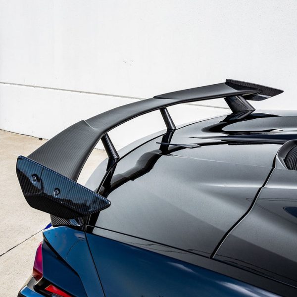 RSC ST Carbon Fiber High Wing Spoiler for C8 Corvette By Cicio Performance