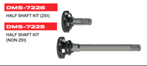 Dodson Motorsport Half Shaft Kit for C8 Corvette Z51