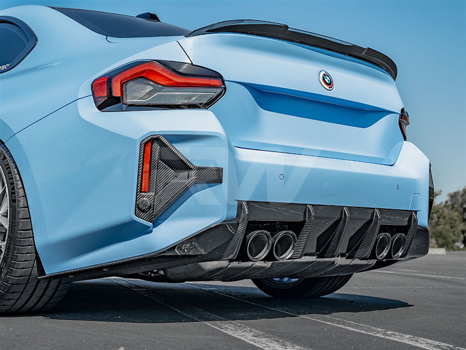 RW Carbon BMW G87 M2 G42 RWS Carbon Fiber Trunk Spoiler