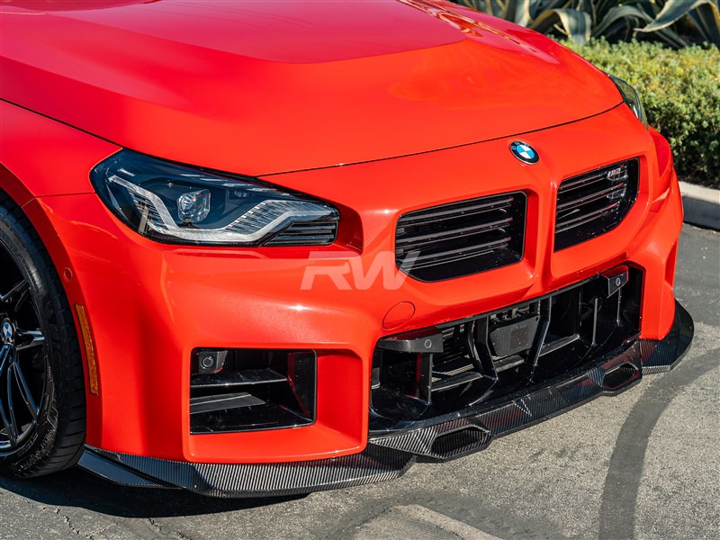 RW Carbon BMW G87 M2 Carbon Fiber GTX Front Lip Spoiler