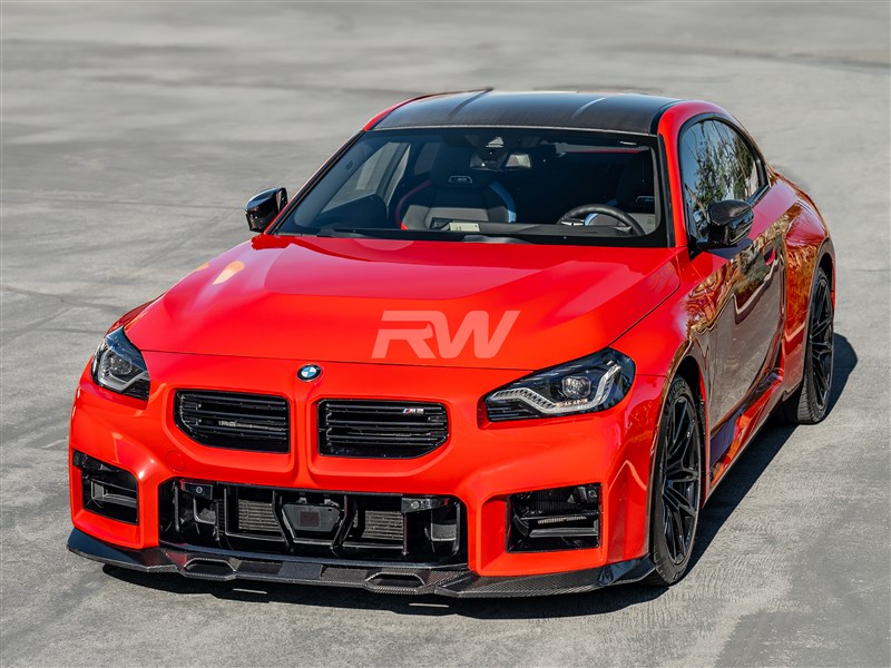 RW Carbon BMW G87 M2 Carbon Fiber GTX Front Lip Spoiler