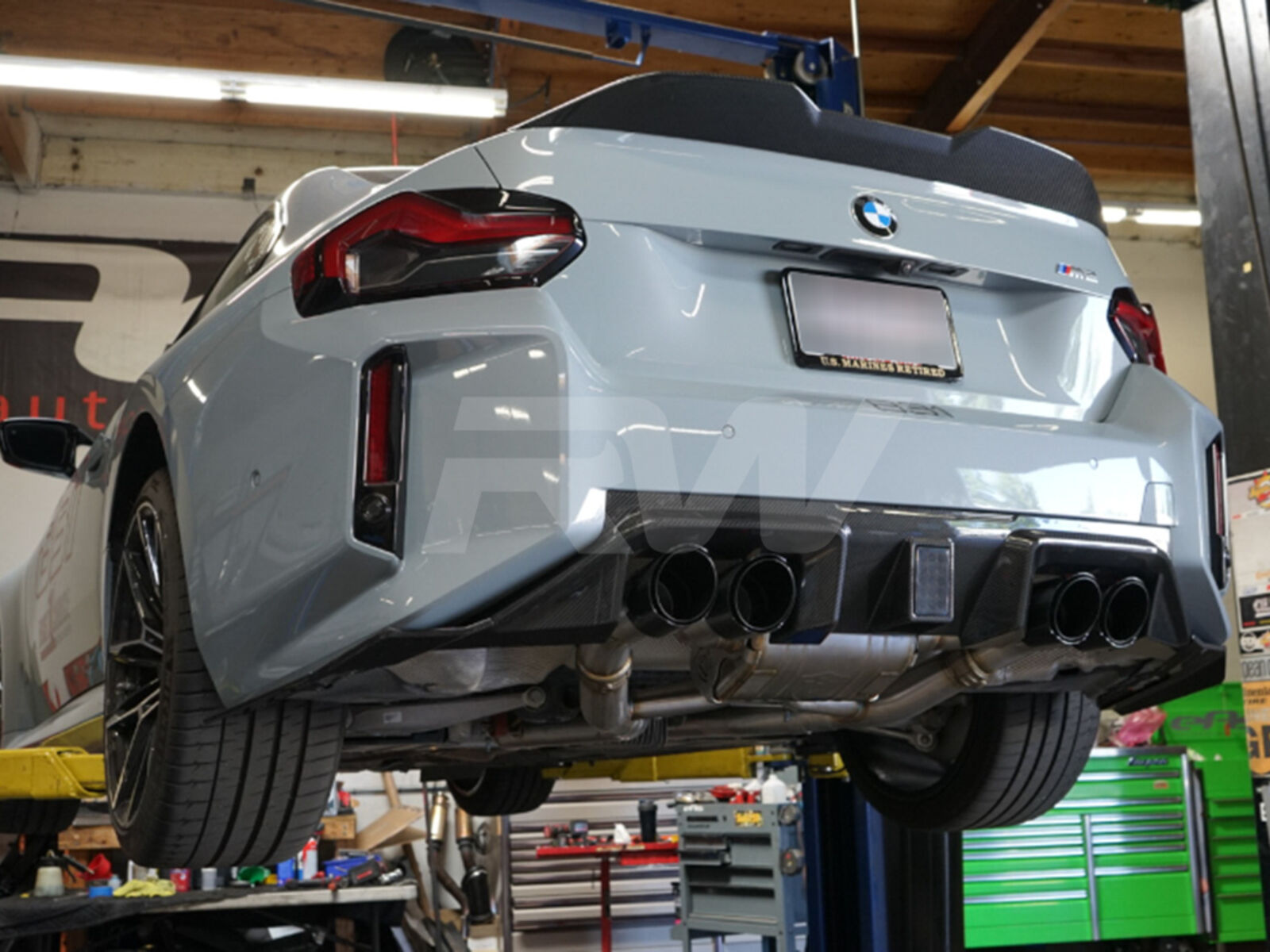 RW Carbon BMW G87 M2 GT Carbon Fiber Diffuser