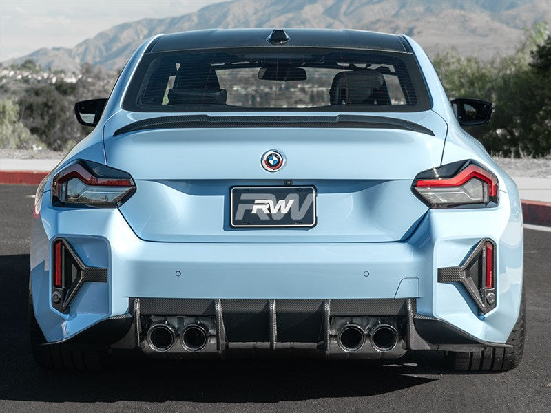 RW Carbon BMW G87 M2 RWS Carbon Fiber 3 Piece Diffuser