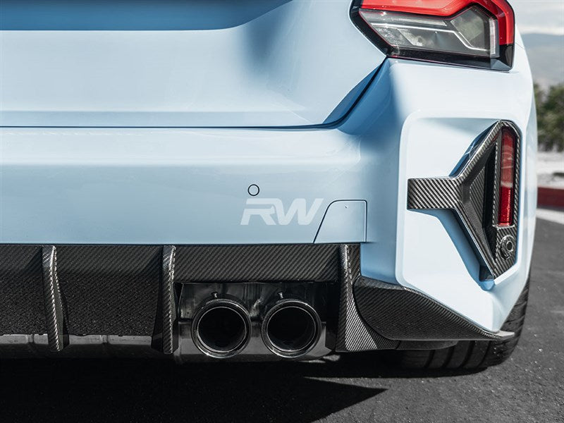 RW Carbon BMW G87 M2 RWS Carbon Fiber 3 Piece Diffuser