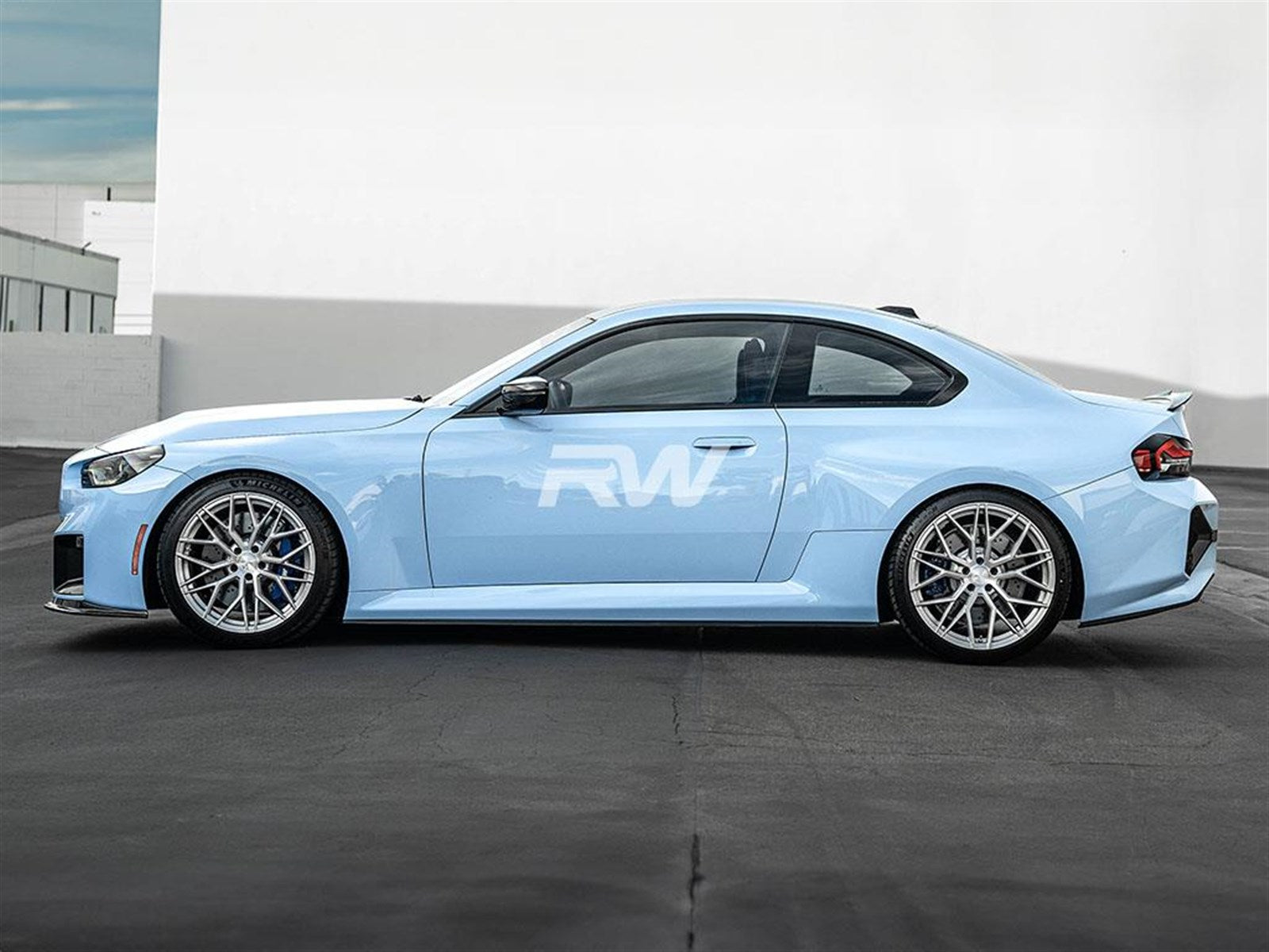 RW Carbon BMW G87 M2 RWS Dry CF Side Skirt Extensions