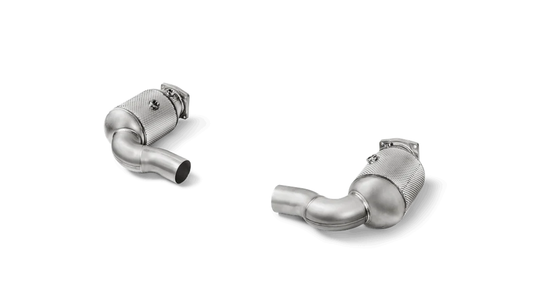 Akrapovic Catalytic Link Pipes for Porsche 991.2 Turbo