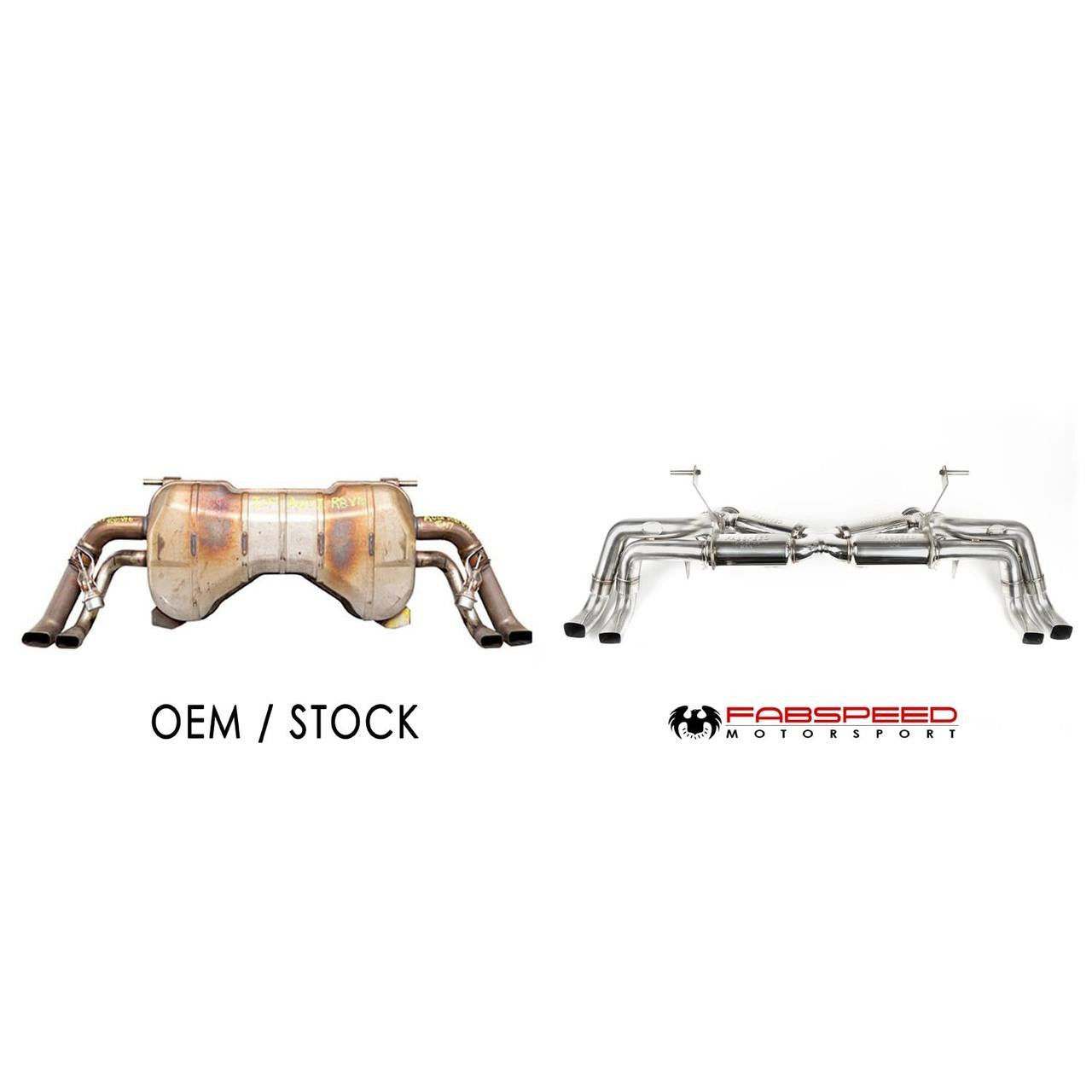 Fabspeed Valved Supersport X-Pipe Exhaust System for Audi R8 2016-2018