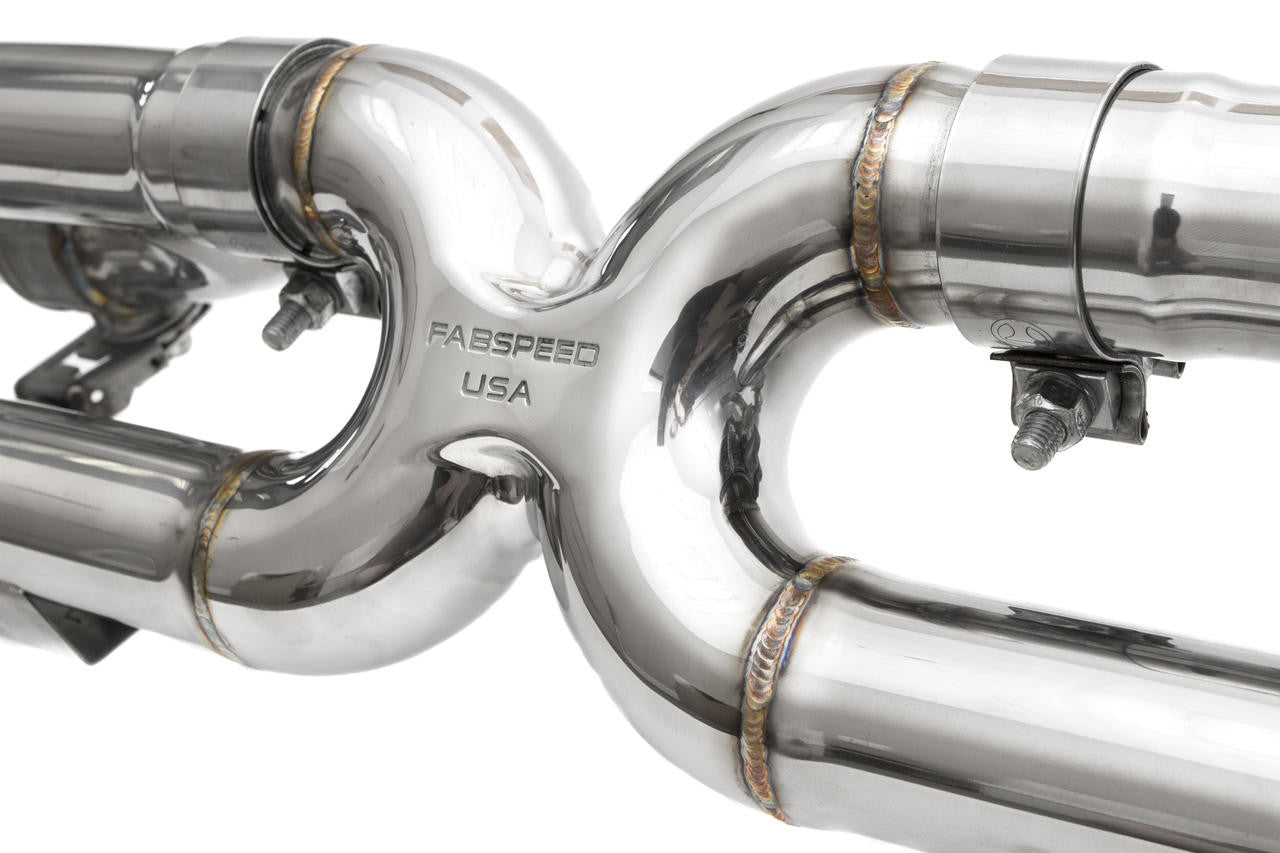 Fabspeed Supersport X-Pipe Exhaust System for Porsche 991 Turbo / Turbo S