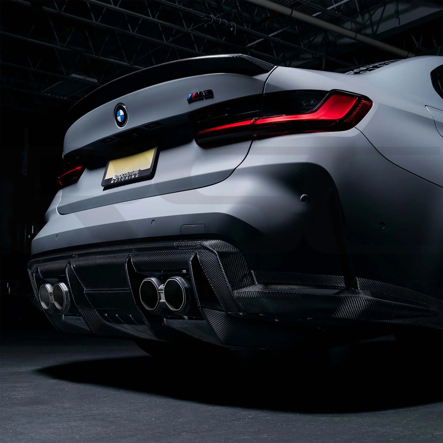 Racing Sport Concepts M3 Rear Diffuser | 7 Piece Kit Carbon Fiber | BMW G80 M3