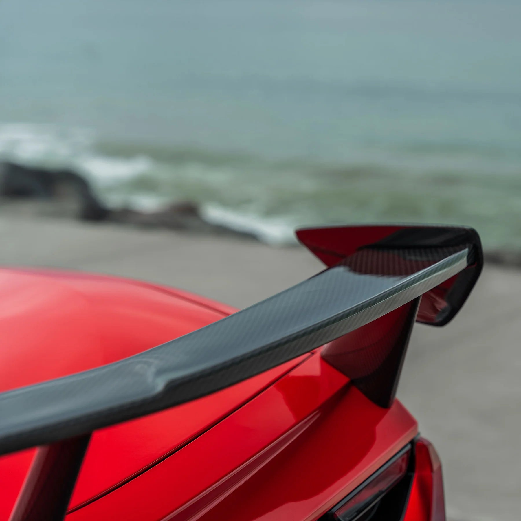 Racing Sport Concepts Corvette C8 High Wing Spoiler | Carbon Fiber | Corvette C8