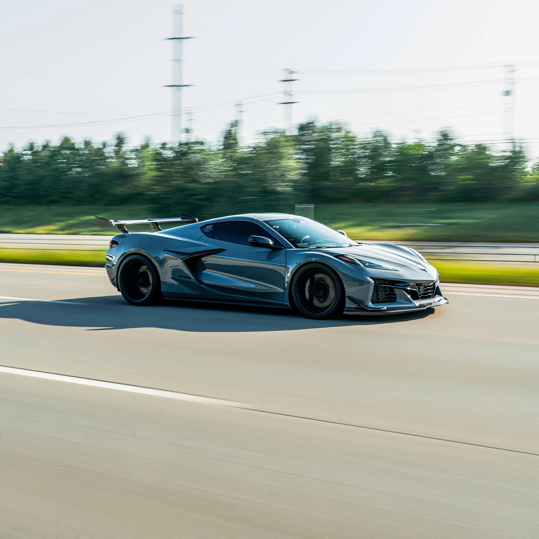 Racing Sport Concepts "GTZ" Front Splitter | Carbon Fiber | Corvette C8 Z06 & E-Ray