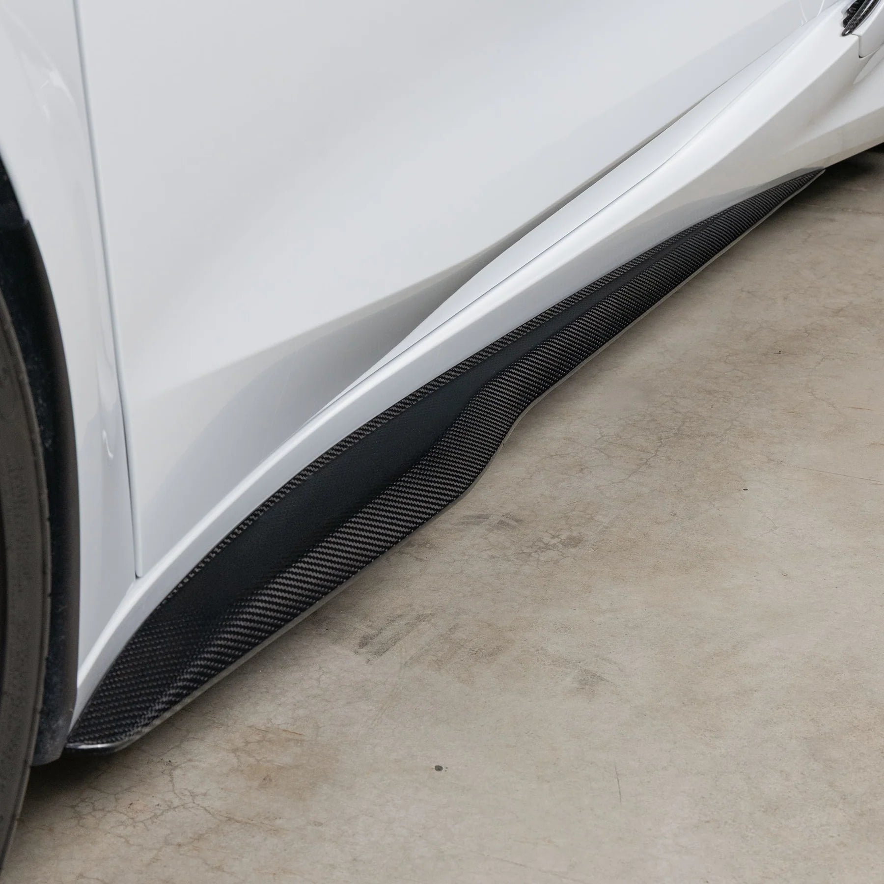 Racing Sport Concepts C8 Z06 Carbon Fiber Side Skirts OEM Style | Carbon Fiber | C8 Z06 E-Ray & ZR1