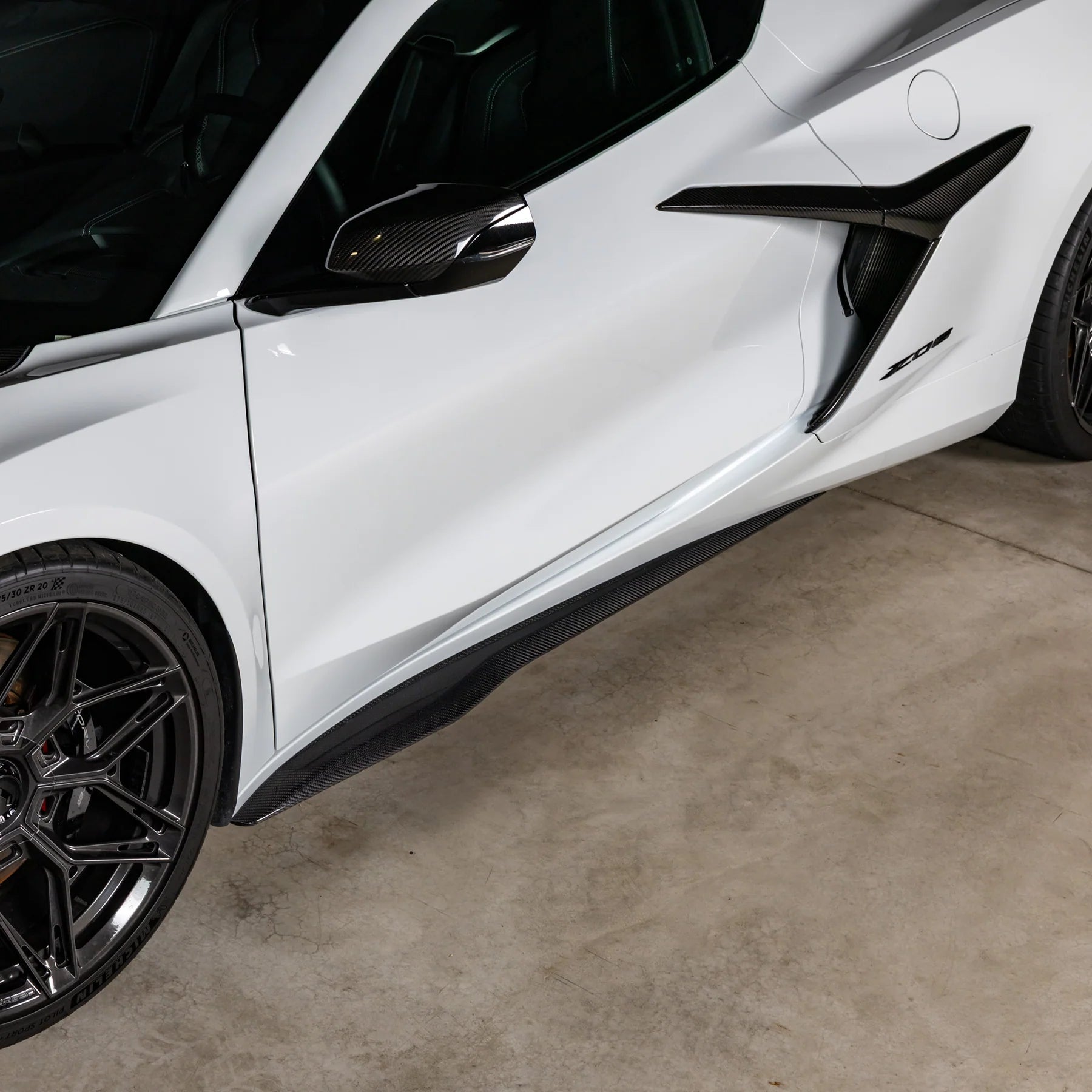 Racing Sport Concepts C8 Z06 Carbon Fiber Side Skirts OEM Style | Carbon Fiber | C8 Z06 E-Ray & ZR1