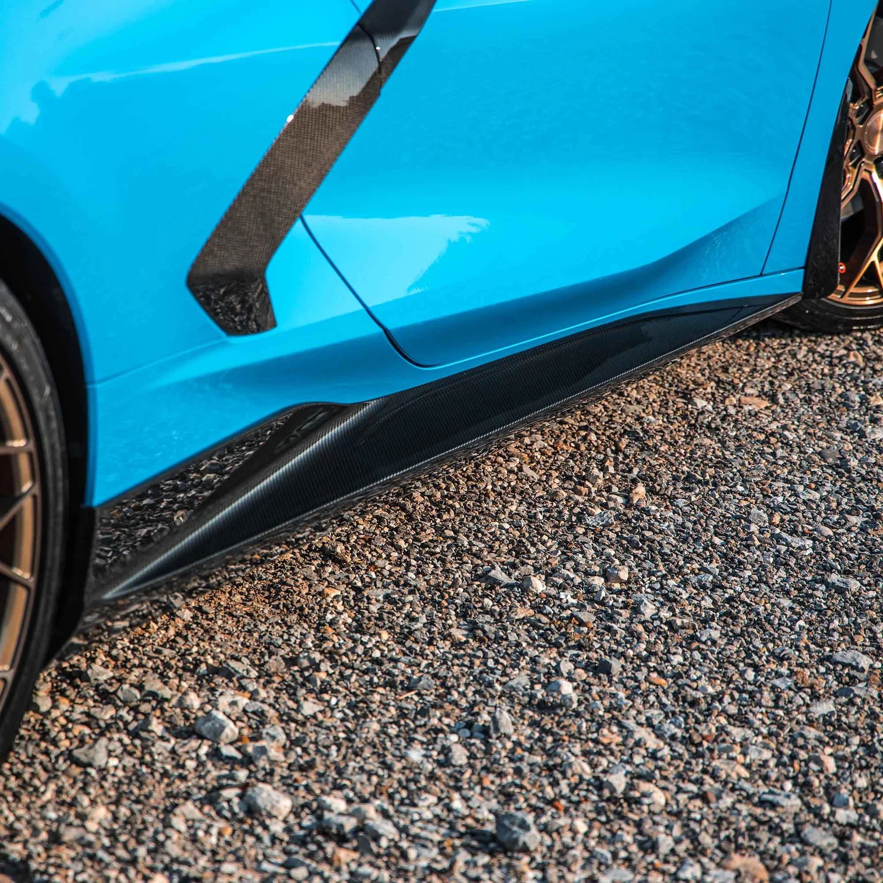 Racing Sport Concepts GT Side Skirts | Carbon Fiber | Corvette C8