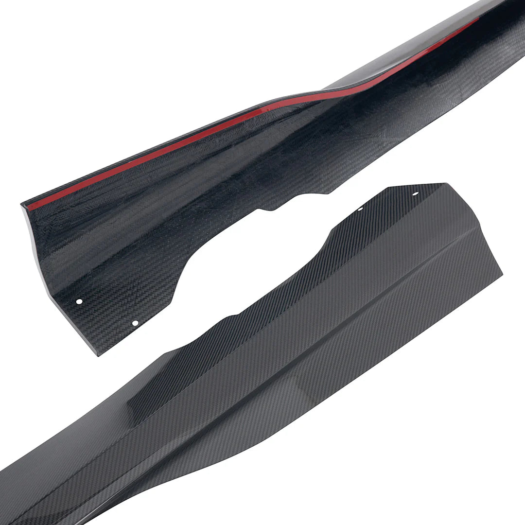 Racing Sport Concepts GT Side Skirts | Carbon Fiber | Corvette C8