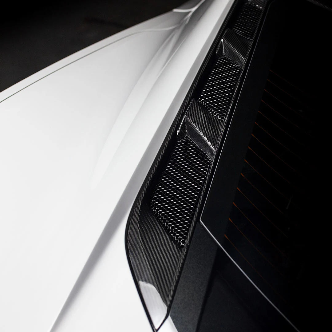 Racing Sport Concepts Engine Hatch Vents | Carbon Fiber | Corvette C8 and C8 Z06