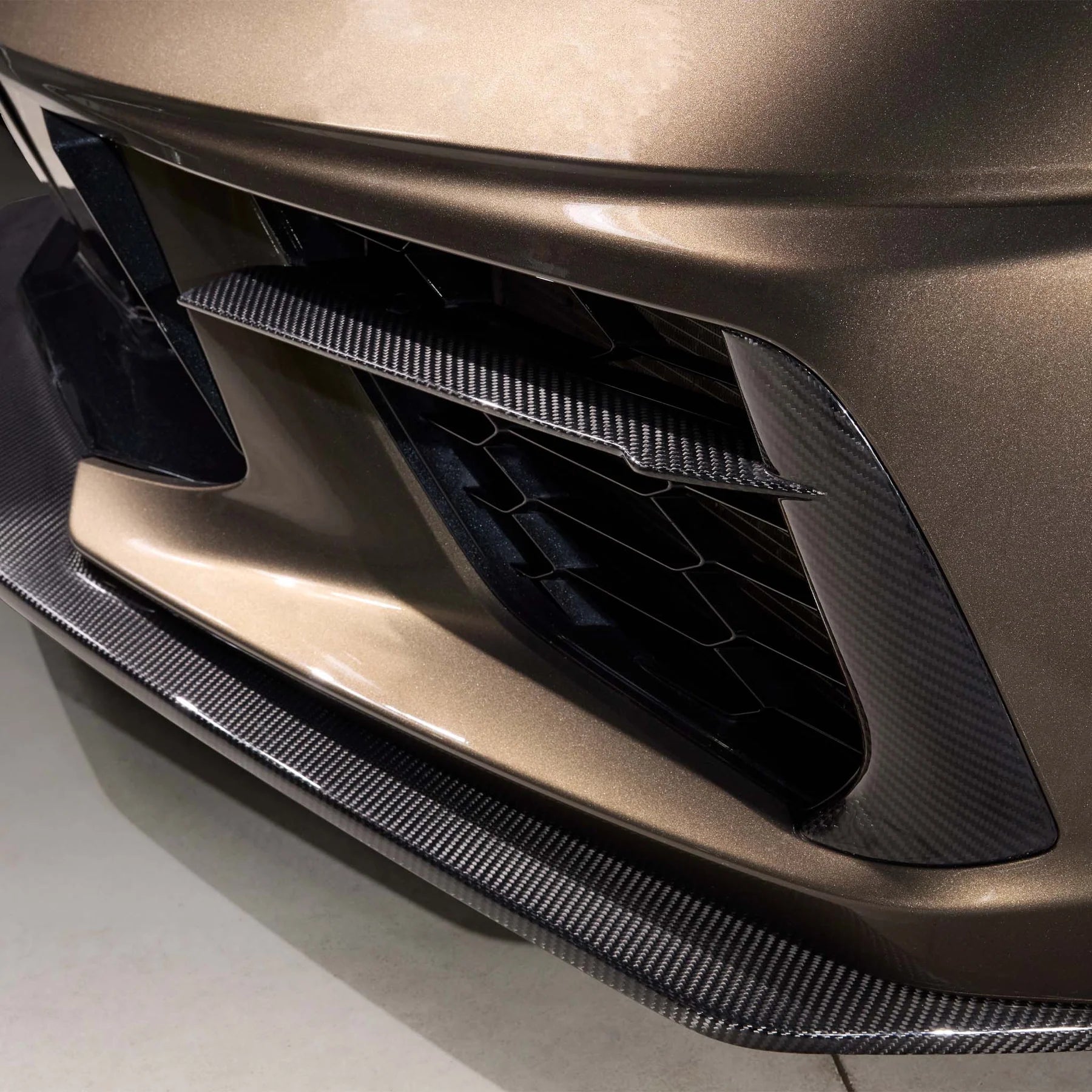 Racing Sport Concepts Front Intake Vents | Carbon Fiber | Corvette C8