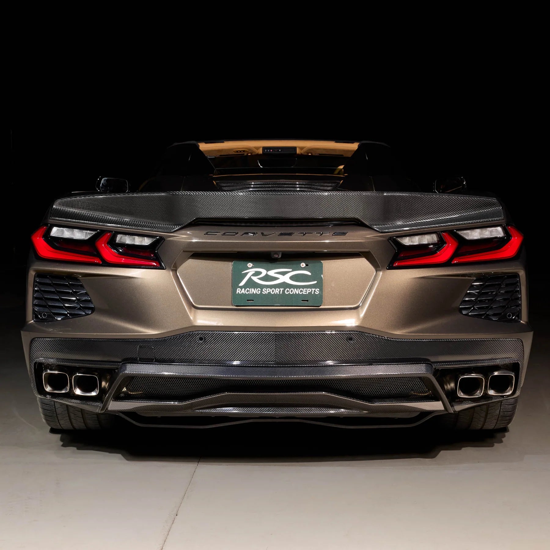 Racing Sport Concepts GT Rear Diffuser | Carbon Fiber | Corvette C8