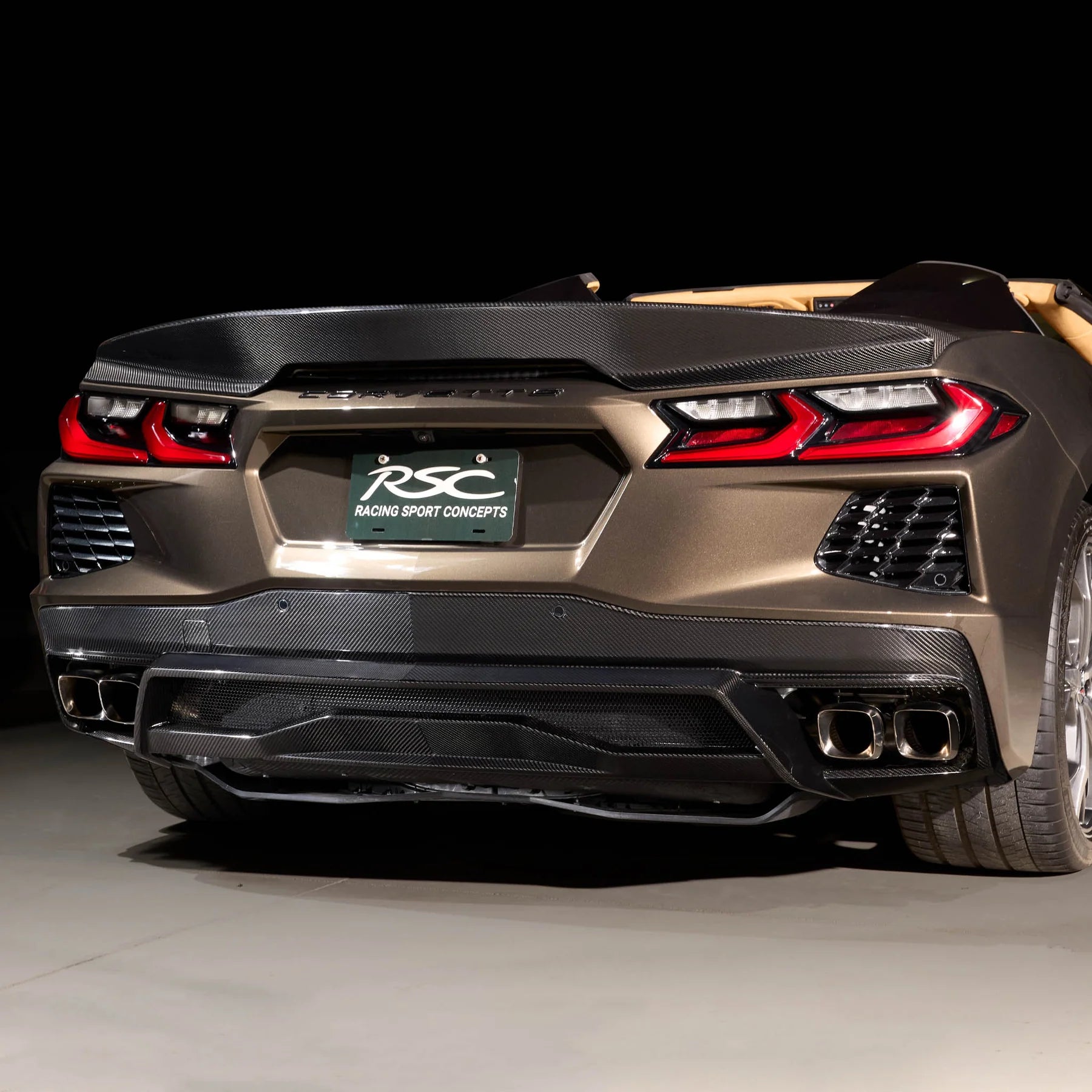 Racing Sport Concepts GT Rear Diffuser | Carbon Fiber | Corvette C8