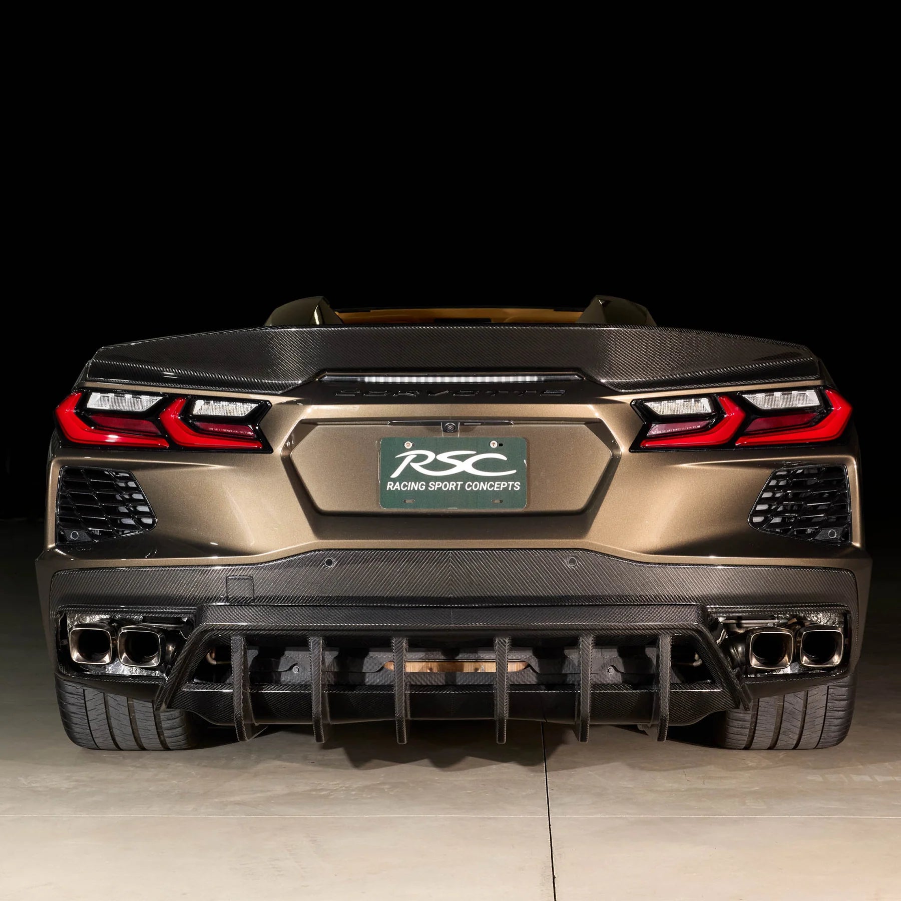 Racing Sport Concepts ST Rear Diffuser | Carbon Fiber | Corvette C8 Stingray & E-Ray