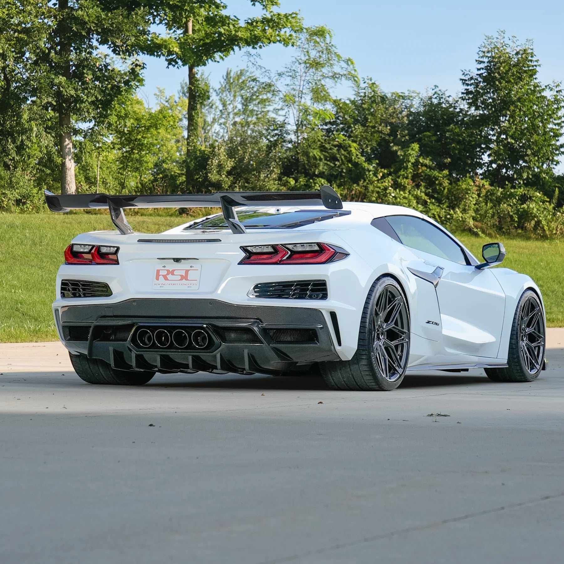 Racing Sport Concepts "GTZ" Rear Diffuser | Carbon Fiber | Corvette C8 Z06 & ZR1