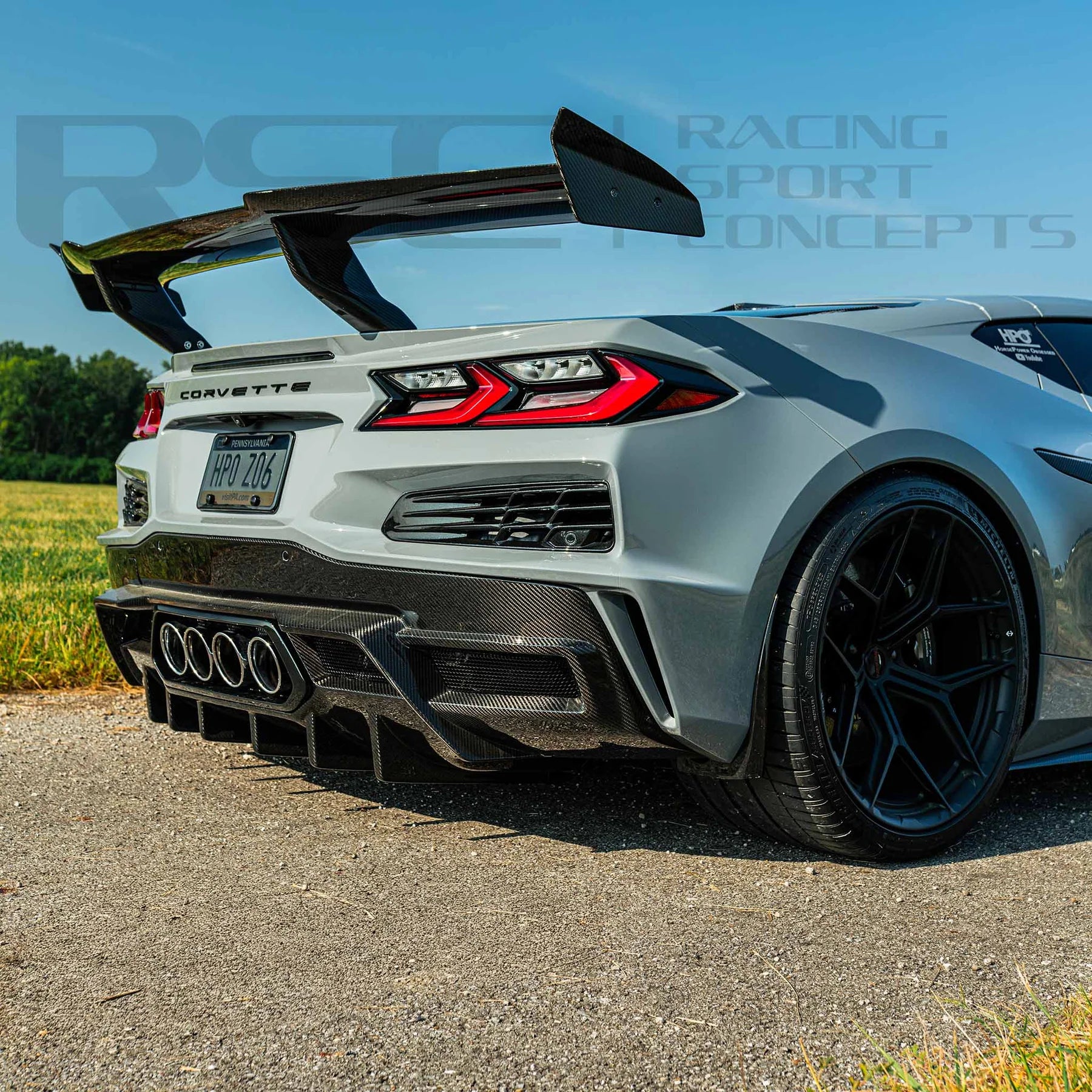 Racing Sport Concepts ZR1.1 Rear Wing | Carbon Fiber | Corvette C8 Z06 & E-Ray