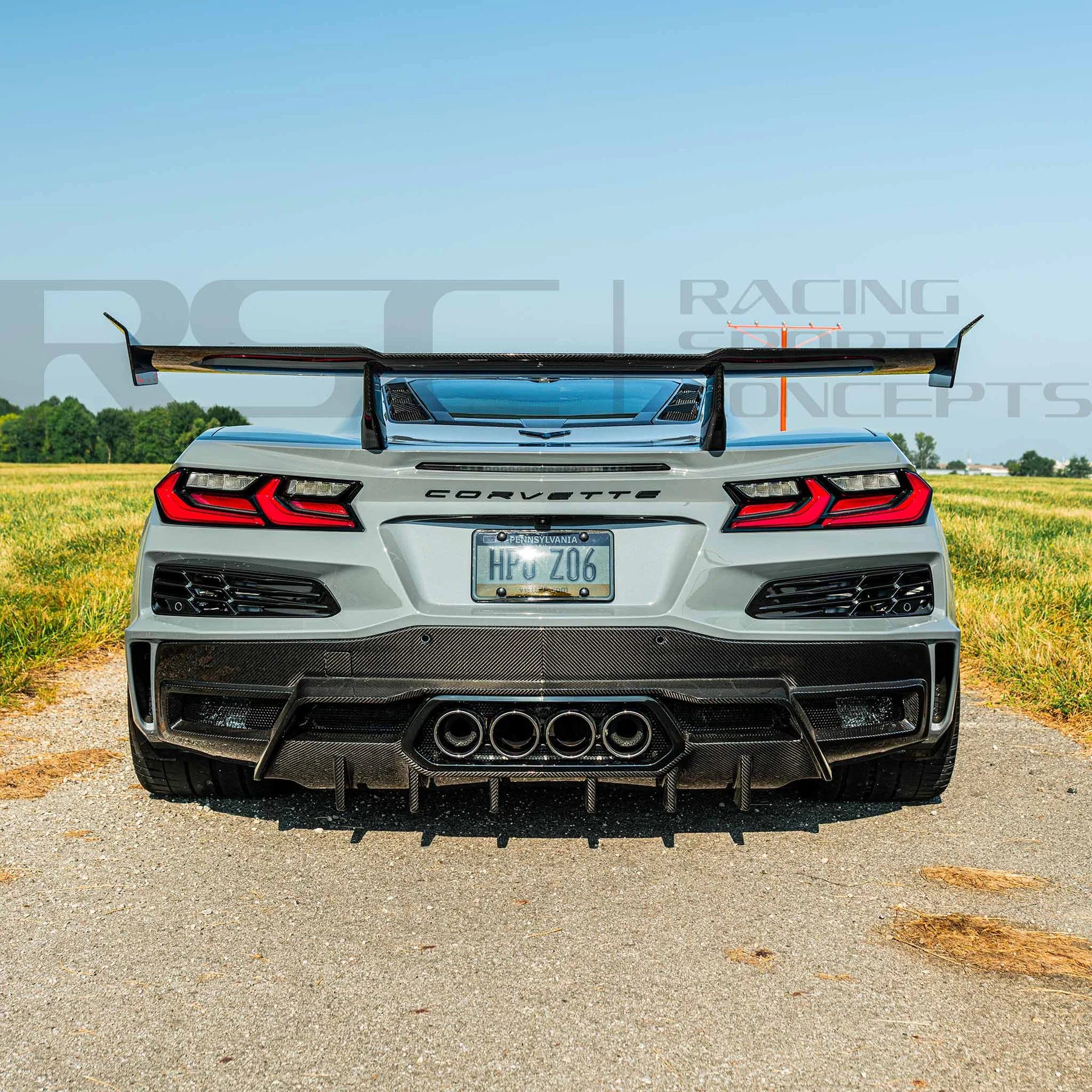 Racing Sport Concepts ZR1.1 Rear Wing | Carbon Fiber | Corvette C8 Z06 & E-Ray