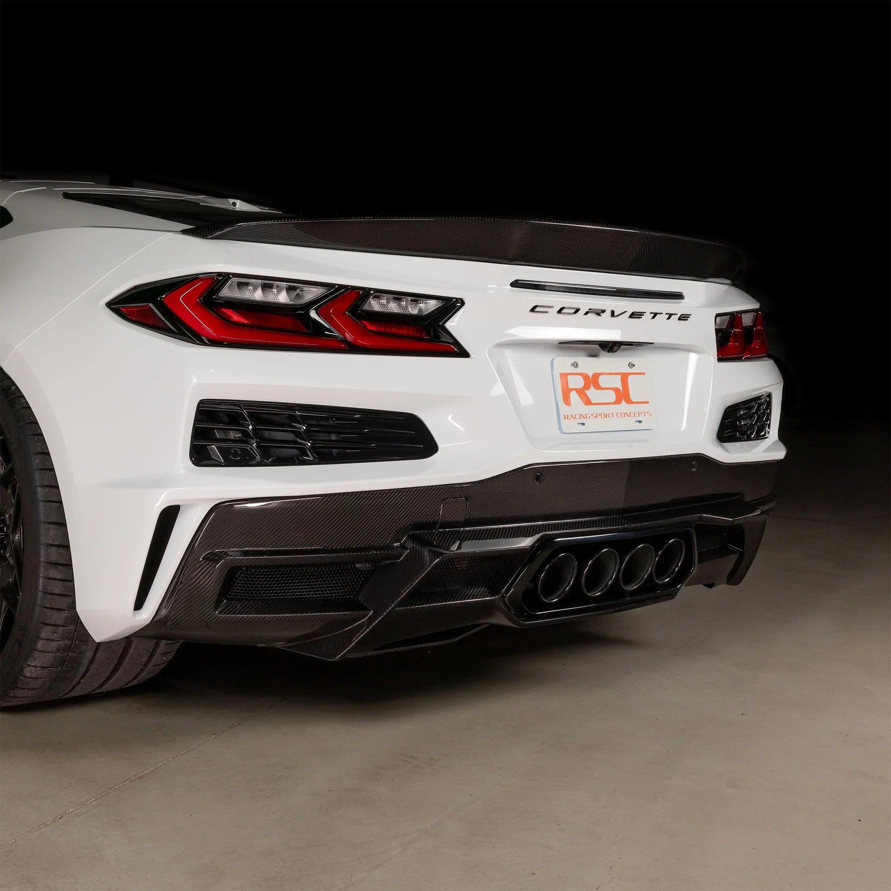 Racing Sport Concepts Z06 Rear Diffuser | Carbon Fiber | Corvette C8 Z06 / E-Ray / ZR1