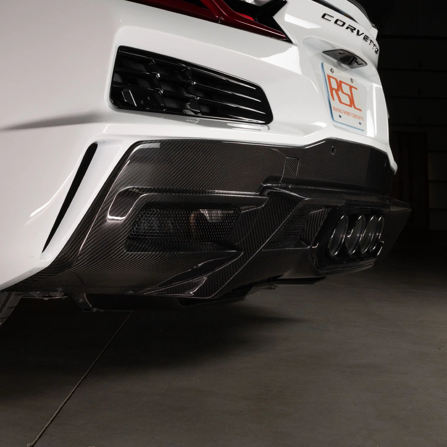 Racing Sport Concepts Z06 Rear Diffuser | Carbon Fiber | Corvette C8 Z06 / E-Ray / ZR1